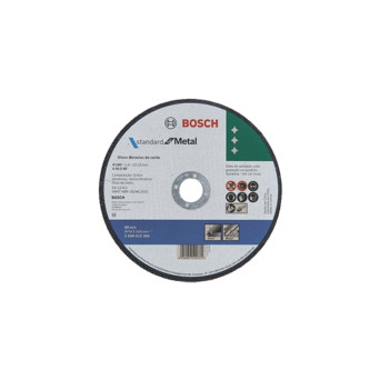 Disco de corte A 46 S BF para metal e inox 180x1,6mm Bosch