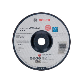 Disco de Desbaste A 24 P BF para Metal 180x6,0mm Bosch