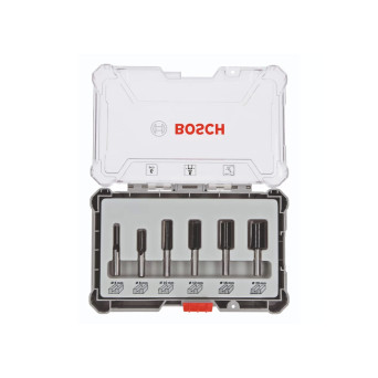 Kit 6 Fresas Paralela 6 a 20mm Bosch