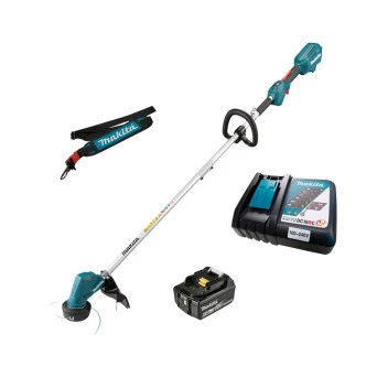 Aparador Grama Brushless Com Bateria 18V 6AH e Carregador DUR192LZP Makita