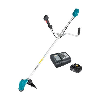 Roçadeira Grama Com Bateria 18V 3Ah e Carregador DUR190UZX1P Makita