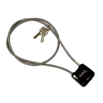 Cadeado Com Cabo de Aço 30/800 Preto Urban Papaiz