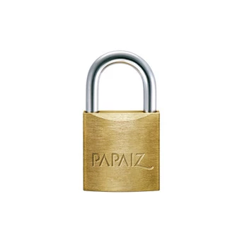 Cadeado Cr 20mm Latão Maciço C/ 2 Chaves CR20 Papaiz