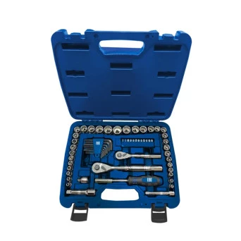 Caixa Kit Ferramentas Cromo Vanadio 58 Peças Curia 58 Fiat