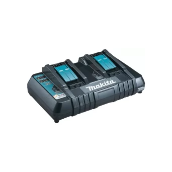 Carregador Bateria Duplo Rápido 18V DC18RD Makita