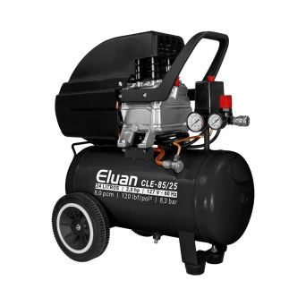 Compressor de Ar 2,0HP Monof 8 Pés 24 litros 120PSI CLE85/25 Eluan