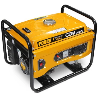 Gerador Gasolina 4T Partida Manual Bivolt 6,5HP Máx 4Kva GM3500 CSM