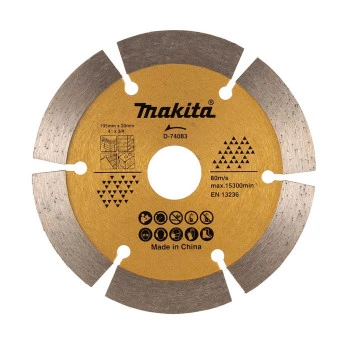 Disco Diamantado Segmentado 4" 115mm Concreto D74083 Makita 