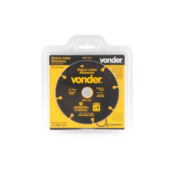 Disco para Madeira 110mm x 20mm DMV110 Vonder