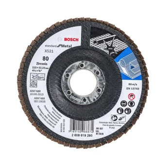 Disco Flap 115mm para Metal GR80 Bosch