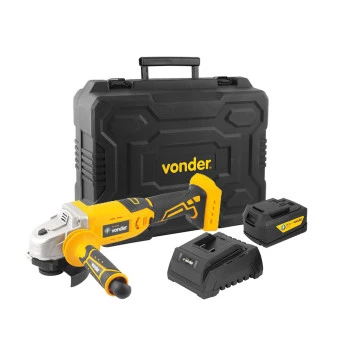 Esmerilhadeira 4.1/2" Com Bateria e Carregador 18V 4Ah IEV1808 Vonder