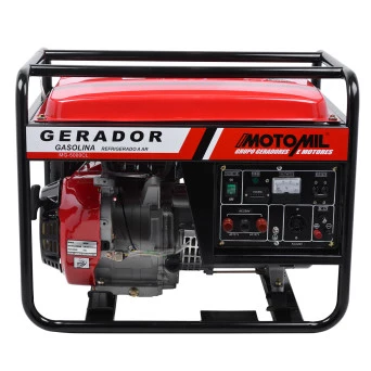 Gerador de Energia à Gasolina 4T 5 Kva MG-5000CL Bivolt Motomil