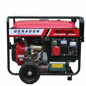 Gerador de Energia à Gasolina Partida Elétrica 4T 8 Kva MGG-8000CLE Bivolt Motomil