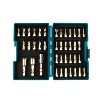 Jogo de Bits para Parafusadeira 40 Peças Torção Linha Gold B69543 Makita