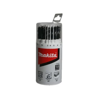 Jogo de Brocas 18pçs Para Metal, Madeira e Concreto P23818 Makita