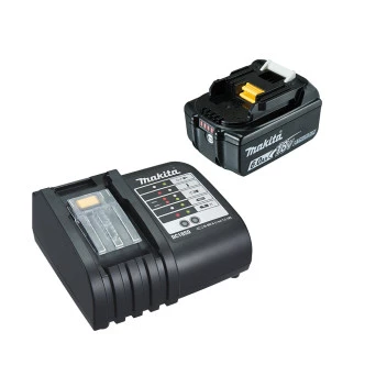 Kit Carregador Bivolt + Bateria 18V 6AH DC18SD+BL1860B Makita