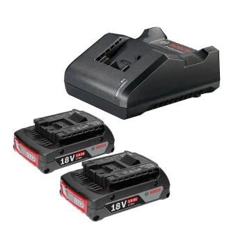 Kit Carregador com 2 Baterias 18V 2Ah GAL18V20 + GBA18V Bosch