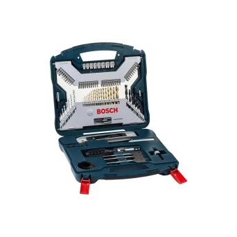 Kit de Bits e Brocas 100 peças X-Line Bosch