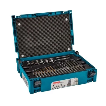  Kit De Brocas E Bits SDS Plus Makpac 65 Peças B-69478 Makita