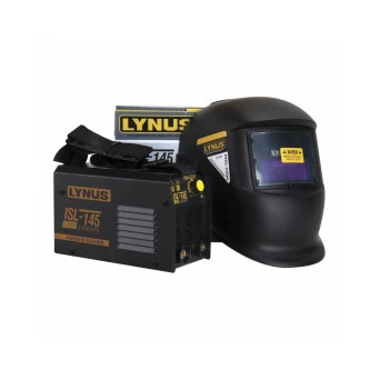 Kit KISL145 Inversor Solda MMA Monof ISL145 e Máscara Automática MSL-3500 Lynus