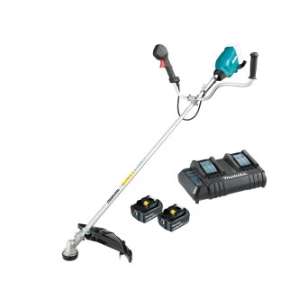 Roçadeira Bateria Com 2 Baterias 18V 6Ah e Carregador Duplo DUR369AZP Makita