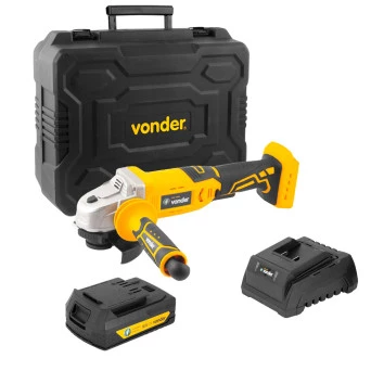Esmerilhadeira 4.1/2"  Bateria 18V 2AH IEV1808 Vonder