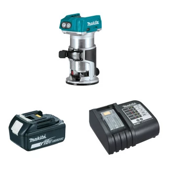 Tupia Laminadora Brushless a Bateria 18V DRT50ZP Makita