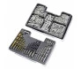 Kit Brocas Bits e Buchas Metal Madeira Concreto 300 Pçs 725779 MTX