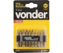 Jogo de Bits e Ponteiras CRV Encaixe 1/4" Vonder