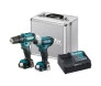 Kit de Parafusadeira e Furadeira de Impacto 2bat 12v 2Ah CLX228SAX Makita