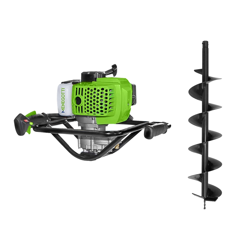 mocu select Perfurador Solo Gasolina 52cc 2t Com Broca 15x80cm MCC MPS52