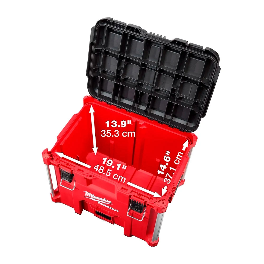 Maleta Caixa Extra Grande 57x44x42cm Packout 48228423 Milwaukee