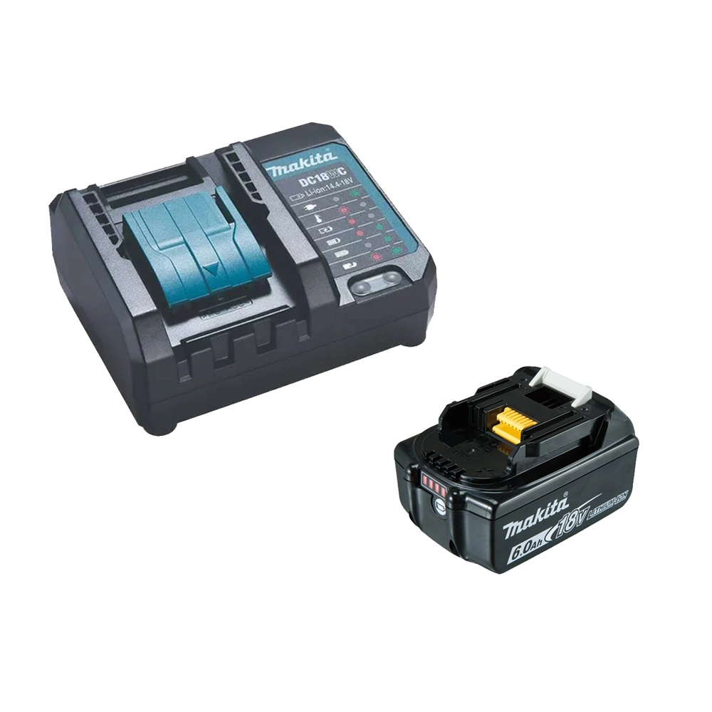 Kit Carregador Bivolt + Bateria 18V 6AH DC18WC+BL1860B
