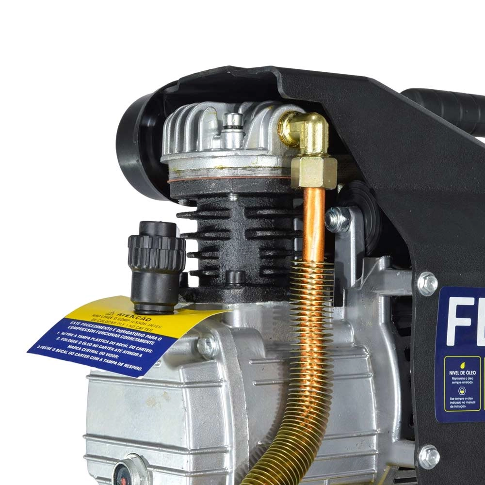 Compressor de Ar 1HP Monof 5,5 Pés 6 litros 115PSI CPC5,5/6L Ferrari 