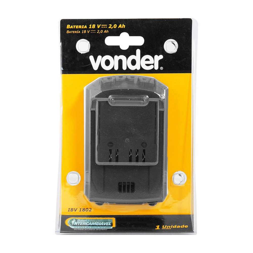 Bateria Íons de Lítio 18V 2AH IBV1802 Vonder