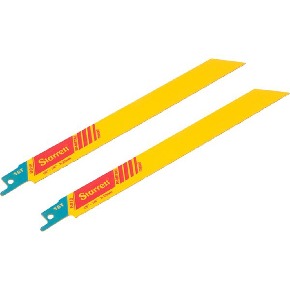 Kit 5 Lâminas Serra Sabre Corte de Metal 20cm B818 Starrett