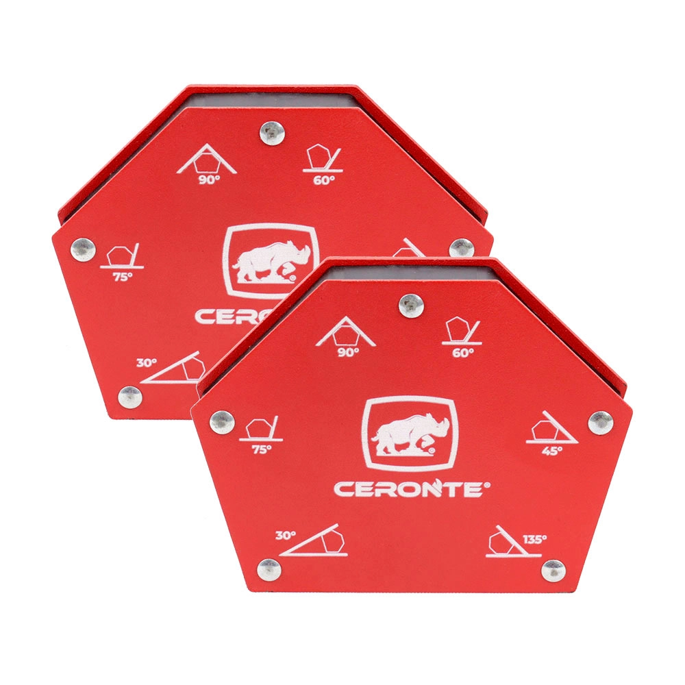 Kit 2un Esquadro Magnético Hexagonal 33kg GEH 033 Ceronte Kit 2un Esquadro Magnético Hexagonal 33kg GEH 033 Ceronte