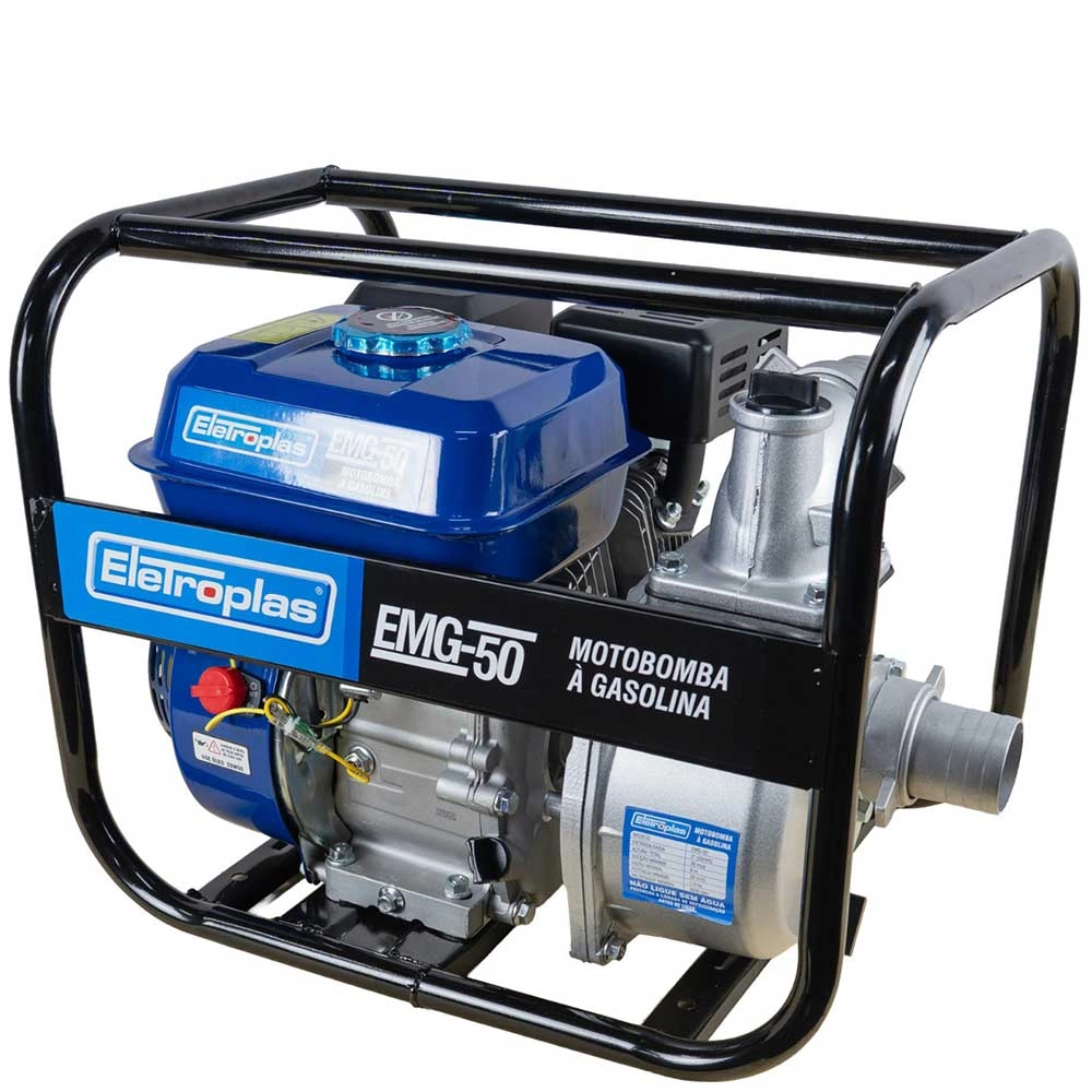 Motobomba Autoescorvante Gasolina 7hp EMG50 Eletroplas