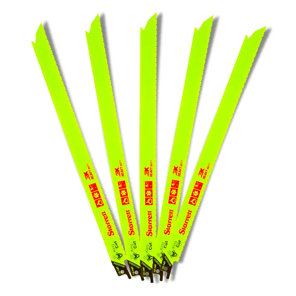 Lâmina Serra Sabre 5 Peças 305mm King Cut BR121014 Starrett Lâmina Serra Sabre 5 Peças 305mm King Cut BR121014 Starrett