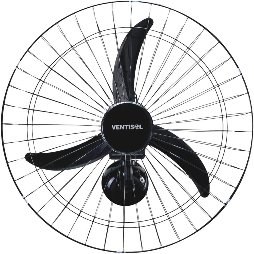 Ventilador Parede Oscilante 60cm 200w Bivolt Ventisol COR: PRETO