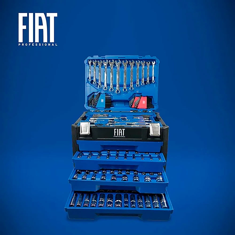 Kit Ferramentas Cromo Vanadio Armate 280 Peças Fiat