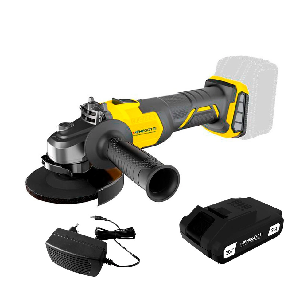 Esmerilhadeira Intercambiável 2Ah 20V Brushless MEI Menegotti
