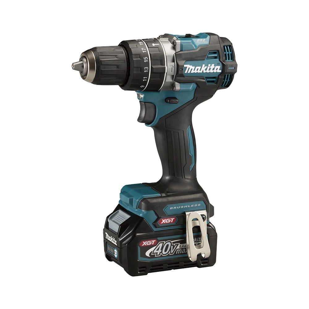 Kit Parafusadeira + Esmerilhadeira Brushless 2 Bat 40V 4Ah HP002 + GA007 Makita