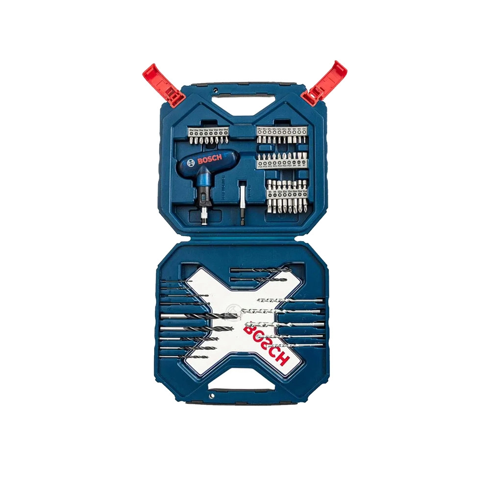 Kit de Bits e Brocas Mala X-Line 54 Peças Bosch