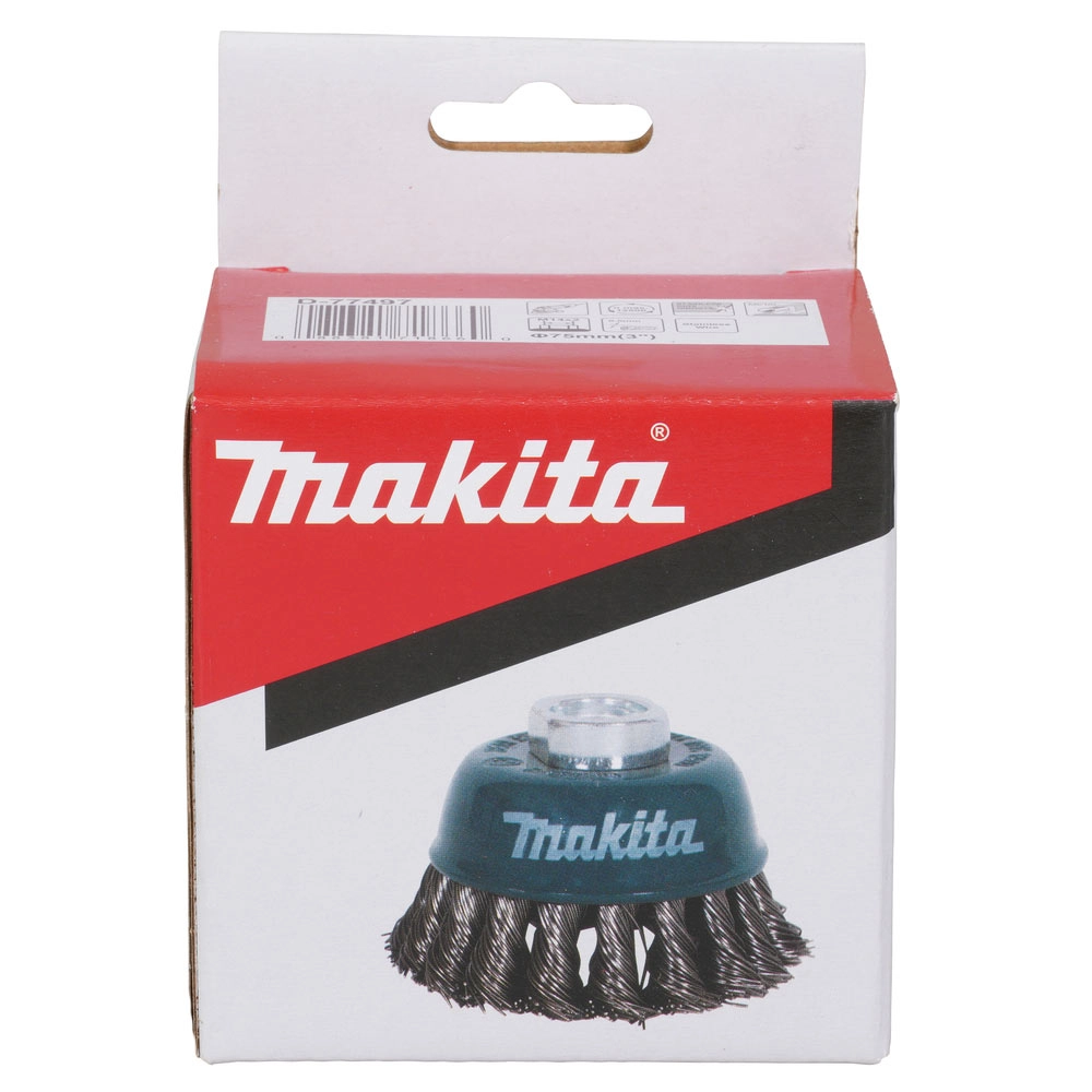 Escova de Aço Inox 75mm D77497 Makita