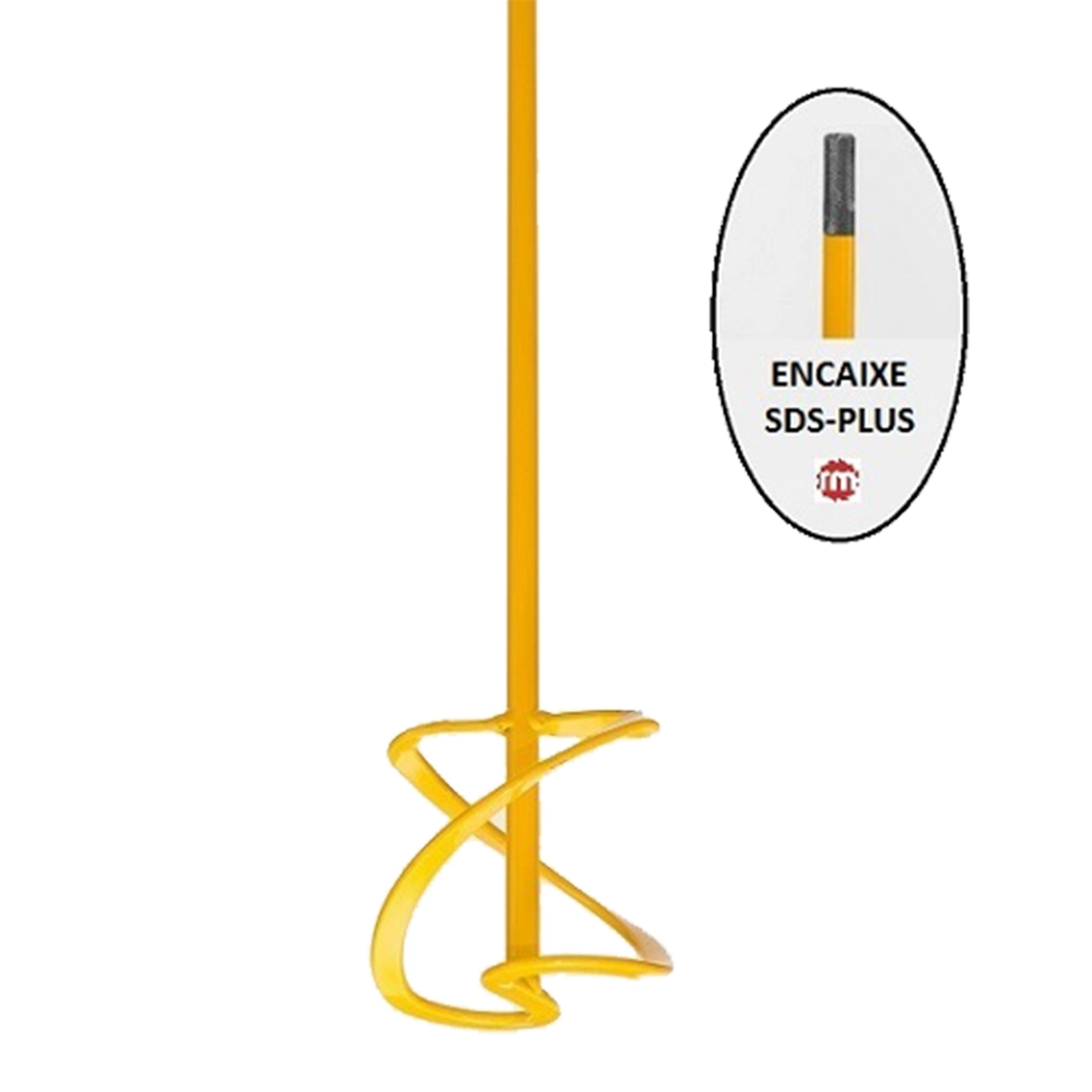 Haste Misturador Tintas/argamassa 90x500mm Encaixe Sds-plus Metalsul Haste Misturador Tintas/argamassa 90x500mm Encaixe Sds-plus Metalsul