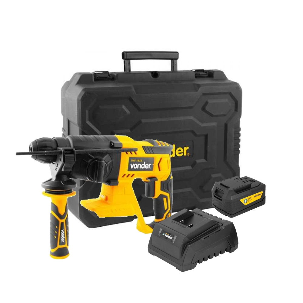 Martelete Rompedor Sds Plus Com Bateria 18V 4Ah IMV1815 Vonder Martelete Rompedor Sds Plus Com Bateria 18V 4Ah IMV1815 Vonder