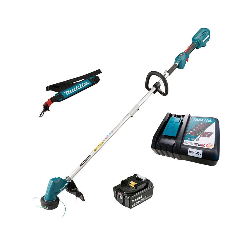 Aparador Grama Brushless Com Bateria 18V 6AH e Carregador DUR192LZP Makita