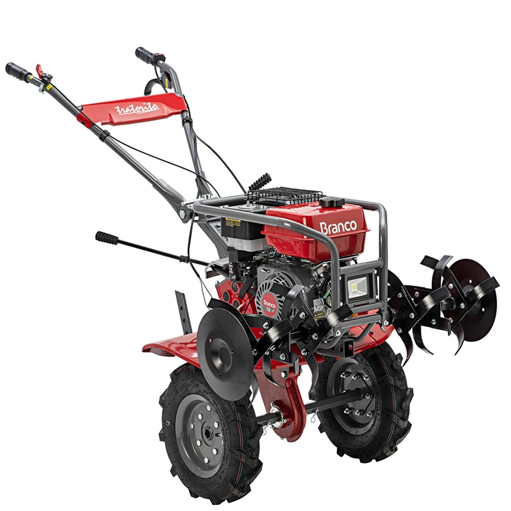 Motocultivador Tratorito A Gasolina 7,5Hp 3 Marchas BTTG7.5 Branco
