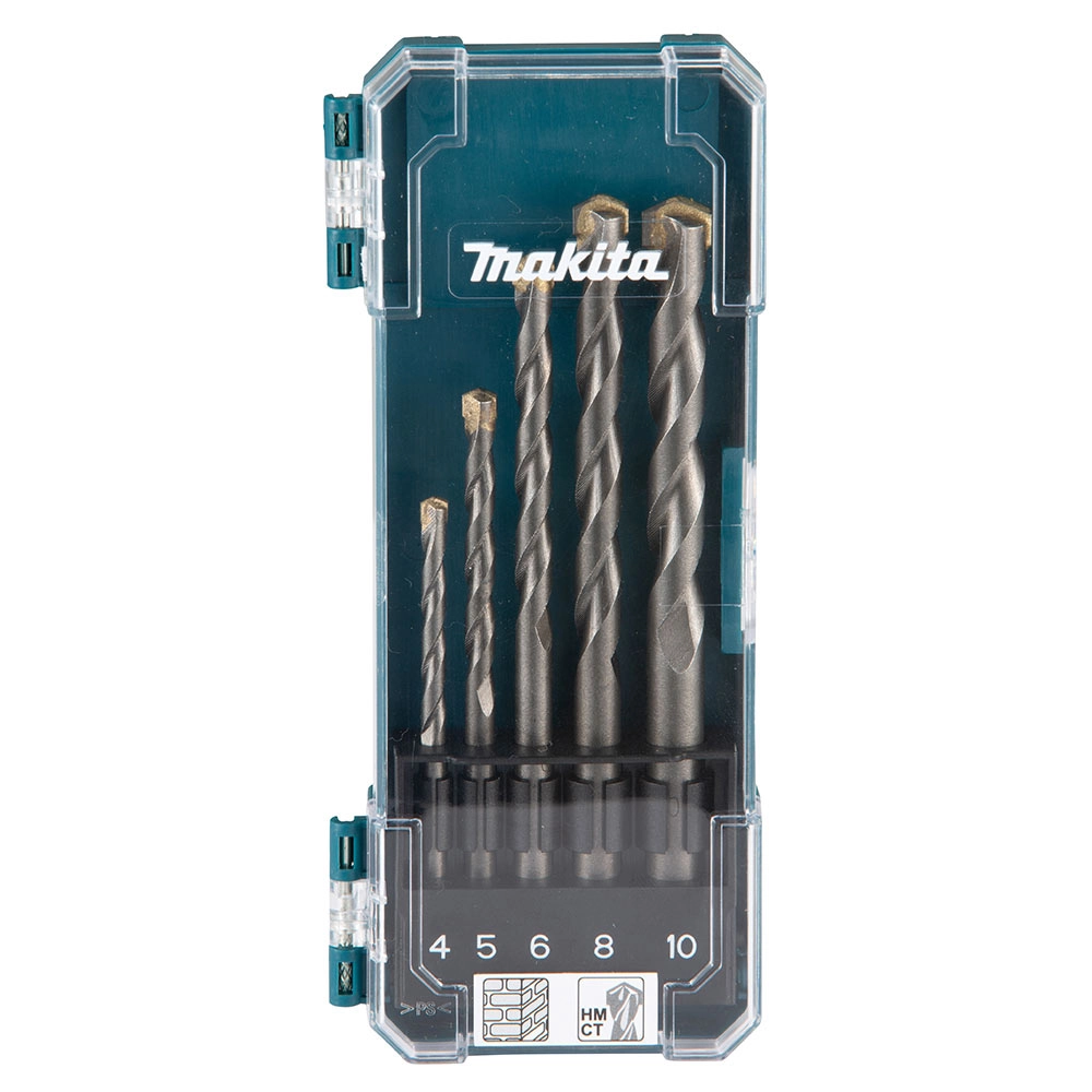 Kit Brocas Concreto Vídea 5 Peças D72877 Makita